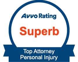 AVVO Rating Superb Top Attorney Personal Injury Logo